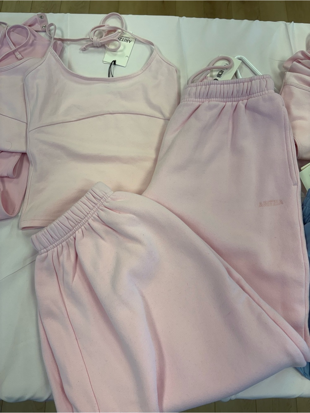 NWT aritzia villa pink set